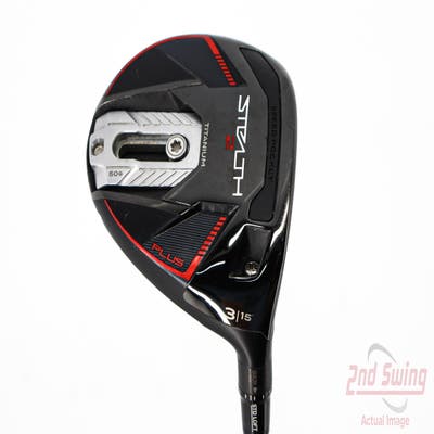 TaylorMade Stealth 2 Plus Fairway Wood 3 Wood 3W 15° FST KBS TD Category 4 70 Black Graphite Stiff Right Handed 43.0in