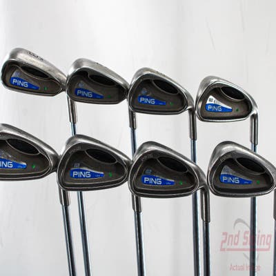 Ping G2 Iron Set 3-PW Ping AWT Steel Regular Right Handed Green Dot 38.25in