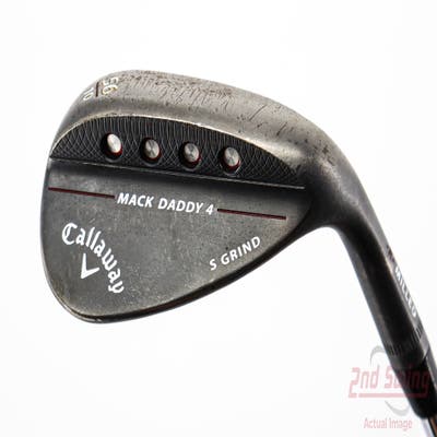 Callaway Mack Daddy 4 Black Wedge Sand SW 56° 10 Deg Bounce S Grind Dynamic Gold Tour Issue 115 Steel Stiff Right Handed 35.5in