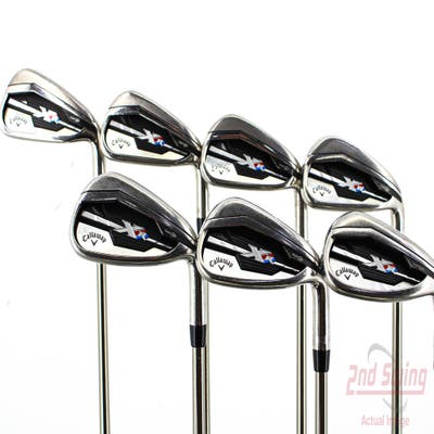 Callaway XR Iron Set 4-PW UST Mamiya Recoil 660 F3 Graphite Regular Right Handed 38.25in