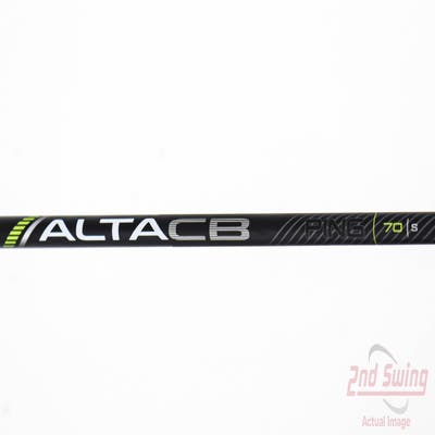 Used W/ Ping RH Adapter Ping ALTA CB 70 Black 70g Hybrid Shaft Stiff 39.5in