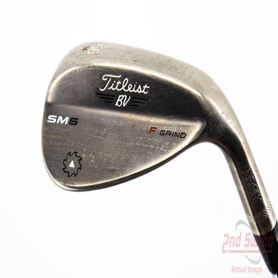 Titleist Vokey SM6 Steel Grey Wedge Sand SW 56° 14 Deg Bounce F Grind SM6 BV Steel Wedge Flex Right Handed 35.5in