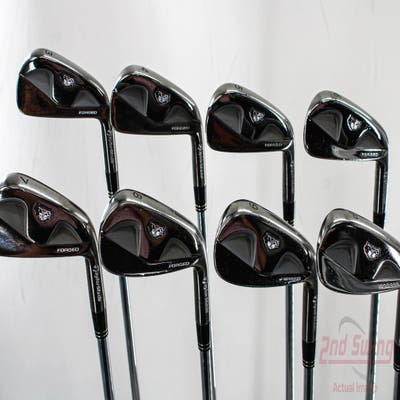 TaylorMade Rac TP MB Smoke Iron Set 3-PW Rifle Flighted 6.0 Steel Stiff Right Handed 38.25in