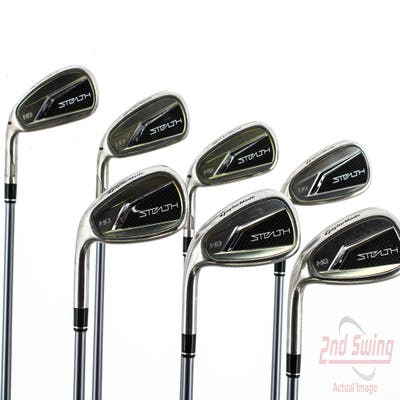 TaylorMade Stealth HD Iron Set 5-GW Fujikura Speeder NX 50 Graphite Regular Left Handed 38.5in