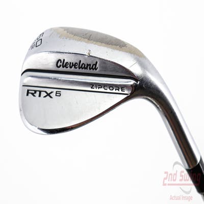 Cleveland RTX 6 ZipCore Tour Satin Wedge Lob LW 60° 10 Deg Bounce Stock Steel Shaft Steel Stiff Right Handed 35.0in