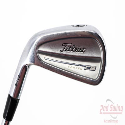 Titleist 714 CB Single Iron 6 Iron True Temper Dynamic Gold S300 Steel Stiff Left Handed 37.5in