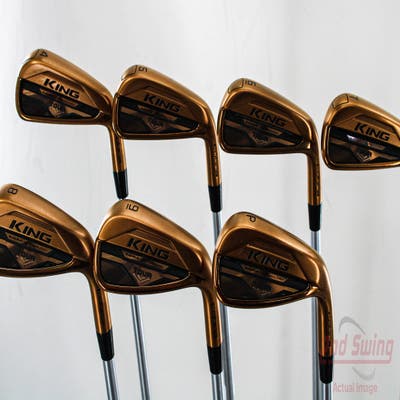 Cobra KING MIM Tour Copper Iron Set 4-PW FST KBS Tour C-Taper Steel Stiff Right Handed 38.0in