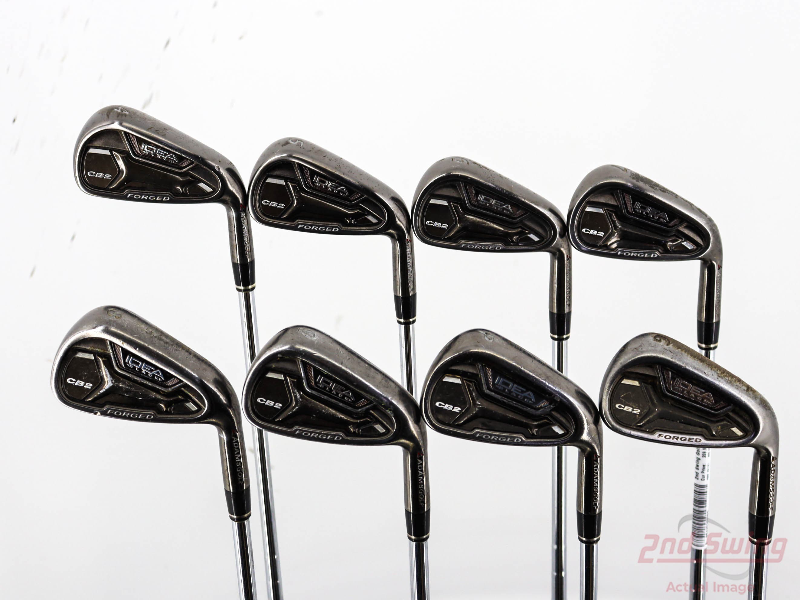 Adams Idea Black CB2 Forged 5-9 + selling GW/PW Iron Set, RH, Stiff True Temper Shafts