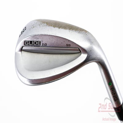 Ping Glide 2.0 Wedge Lob LW 58° 10 Deg Bounce Ping Z-Z65 Steel Stiff Right Handed Green Dot 36.75in