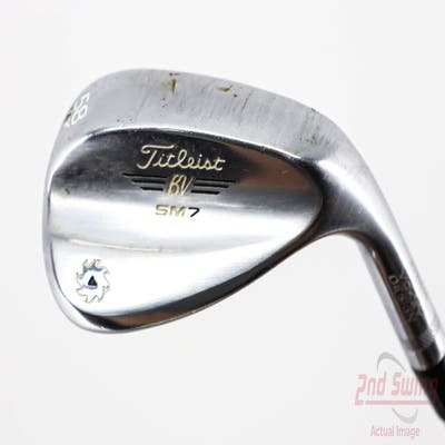 Titleist Vokey SM7 Tour Chrome Wedge Lob LW 58° 14 Deg Bounce K Grind SM7 BV Steel Wedge Flex Right Handed 35.25in