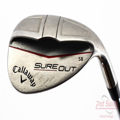 Callaway Sure Out Wedge Lob LW 58° FST KBS Tour 90 Steel Wedge Flex Right Handed 35.0in