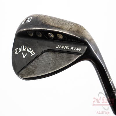 Callaway Jaws Raw Black Plasma Wedge Lob LW 58° 12 Deg Bounce W Grind Dynamic Gold Spinner TI Steel Wedge Flex Right Handed 37.75in