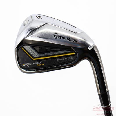 TaylorMade Rocketbladez Max Single Iron 5 Iron TM Matrix Program 55 Graphite Regular Right Handed 39.25in