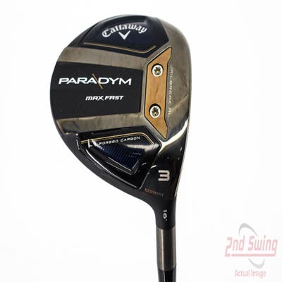 Callaway Paradym Max Fast Fairway Wood 3 Wood 3W 16° Fujikura Speeder NX Blue 40 Graphite Regular Right Handed 42.75in