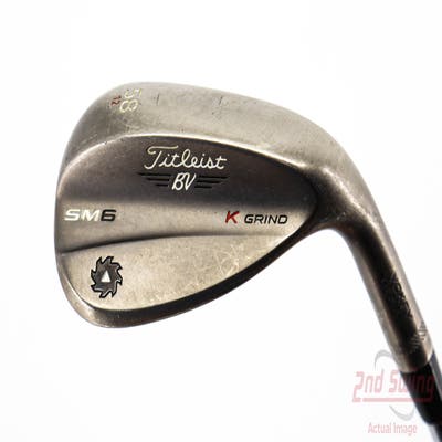 Titleist Vokey SM6 Steel Grey Wedge Lob LW 58° 12 Deg Bounce K Grind SM6 BV Steel Wedge Flex Right Handed 35.0in