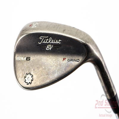 Titleist Vokey SM6 Steel Grey Wedge Sand SW 54° 14 Deg Bounce F Grind SM6 BV Steel Wedge Flex Right Handed 35.25in