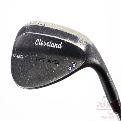 Cleveland RTX-3 Black Satin Wedge Lob LW 62° 8 Deg Bounce V-MG Stock Steel Shaft Steel Wedge Flex Right Handed 35.5in