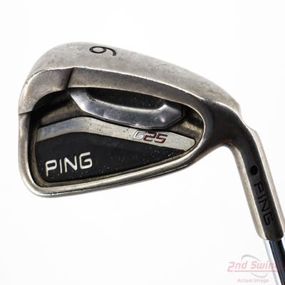 Ping G25 Single Iron 6 Iron Ping CFS Steel Regular Right Handed Black Dot 37.25in