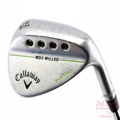 Callaway MD3 Milled Chrome S-Grind Wedge Gap GW 52° 10 Deg Bounce S Grind True Temper Dynamic Gold Steel Wedge Flex Right Handed 35.5in