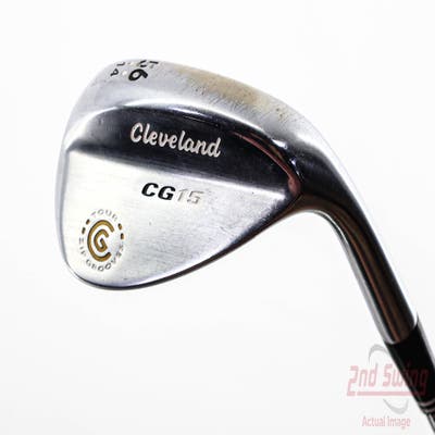 Cleveland CG15 Satin Chrome Wedge Sand SW 56° 14 Deg Bounce Cleveland Traction 85 Steel Steel Wedge Flex Right Handed 35.75in