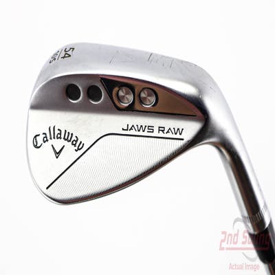 Callaway Jaws Raw Chrome Wedge Sand SW 54° 10 Deg Bounce S Grind Dynamic Gold Spinner TI Steel Wedge Flex Right Handed 35.5in