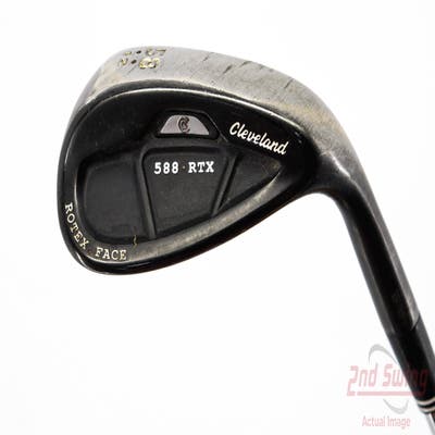 Cleveland 588 RTX CB Black Pearl Wedge Lob LW 58° 12 Deg Bounce Stock Steel Shaft Graphite Wedge Flex Right Handed 35.5in