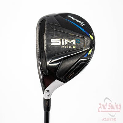 TaylorMade SIM2 MAX-D Fairway Wood 3 Wood 3W 16° PX HZRDUS Smoke Black RDX 70 Graphite Stiff Left Handed 43.25in