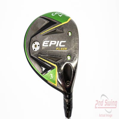 Callaway EPIC Flash Fairway Wood 3 Wood 3W 15° Project X EvenFlow Green 65 Graphite Regular Right Handed 43.0in