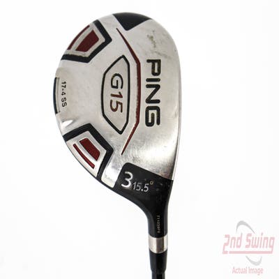 Ping G15 Fairway Wood 3 Wood 3W 15.5° Aldila Serrano 75 Fairway Graphite Stiff Right Handed 42.75in