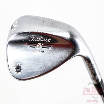 Titleist Vokey SM7 Tour Chrome Wedge Sand SW 56° 8 Deg Bounce M Grind SM7 BV Steel Wedge Flex Right Handed 35.75in