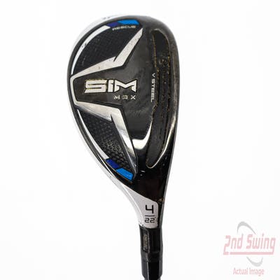 TaylorMade SIM MAX Hybrid 4 Hybrid 22° Fujikura Ventus Blue 5 Graphite Senior Right Handed 40.5in