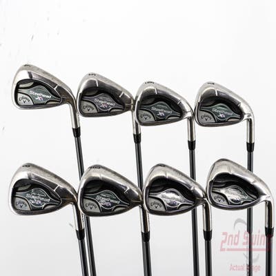 Callaway Steelhead XR Iron Set 4-PW AW Matrix Ozik Program F15 Graphite Regular Right Handed 38.25in