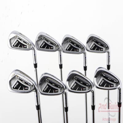 Ping I20 Iron Set 4-GW Ping CFS Steel Stiff Right Handed Blue Dot 38.75in