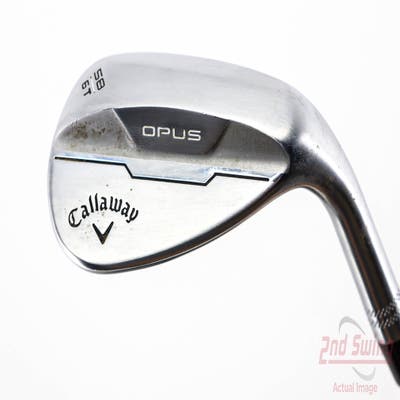 Callaway Opus Brushed Chrome Wedge Lob LW 58° 6 Deg Bounce T Grind Dynamic Gold Mid 115 Wedge Steel Wedge Flex Right Handed 35.0in