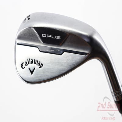 Callaway Opus Brushed Chrome Wedge Sand SW 54° 12 Deg Bounce S Grind Dynamic Gold Mid 115 Wedge Steel Wedge Flex Right Handed 35.25in