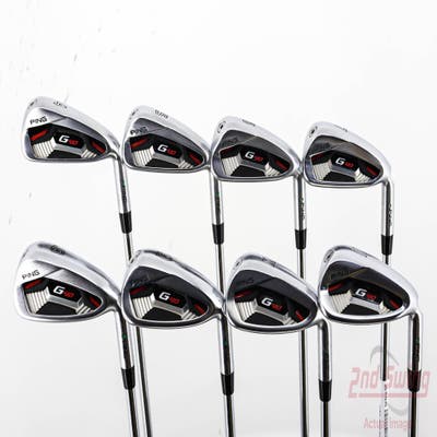 Ping G410 Iron Set 4-PW AW AWT 2.0 Steel Stiff Right Handed Green Dot 39.25in