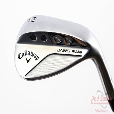 Callaway Jaws Raw Chrome Wedge Lob LW 60° 8 Deg Bounce Z Grind Dynamic Gold Spinner TI Steel Wedge Flex Right Handed 36.0in