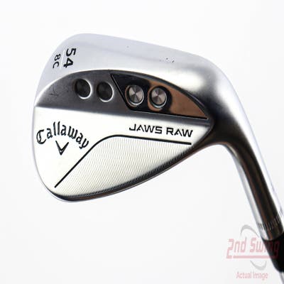 Callaway Jaws Raw Chrome Wedge Sand SW 54° 8 Deg Bounce C Grind Dynamic Gold Spinner TI Steel Wedge Flex Right Handed 36.25in