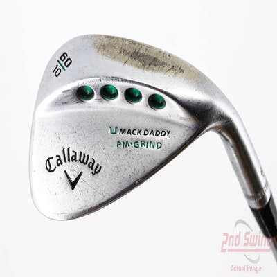 Callaway Mack Daddy PM Grind Wedge Lob LW 60° 10 Deg Bounce PM Grind FST KBS Tour-V Steel Wedge Flex Right Handed 35.25in