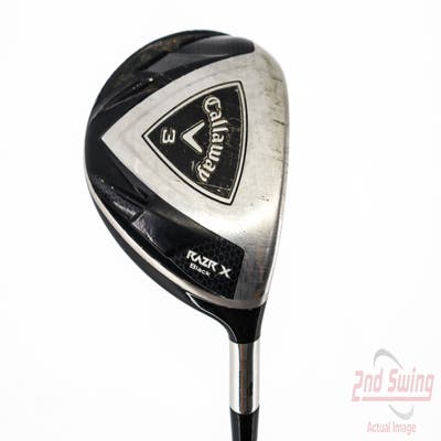 Callaway Razr X Black Fairway Wood 3 Wood 3W Callaway Razr X Black Fairway Graphite Stiff Right Handed 43.0in