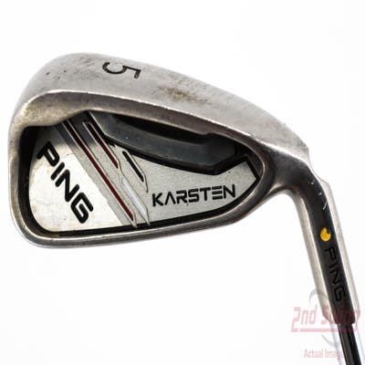 Ping 2014 Karsten Single Iron 5 Iron Ping CFS Steel Stiff Right Handed Yellow Dot 38.5in