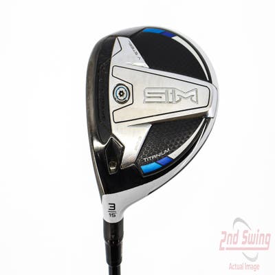 TaylorMade SIM Ti Fairway Wood 3 Wood 3W 15° MCA Diamana F Limited 65 Graphite Regular Left Handed 43.0in