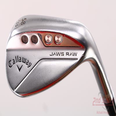 Callaway Jaws Raw Chrome Wedge Lob LW 58° 10 Deg Bounce S Grind Project X Catalyst 80 Graphite Wedge Flex Right Handed 35.0in