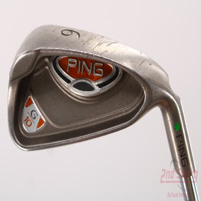 Ping G10 Single Iron 6 Iron Ping AWT Steel Stiff Right Handed Green Dot 37.25in