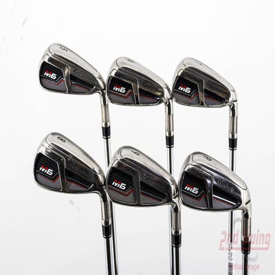 TaylorMade M6 Iron Set 5-PW Stock Steel Shaft Steel Stiff Right Handed 38.75in