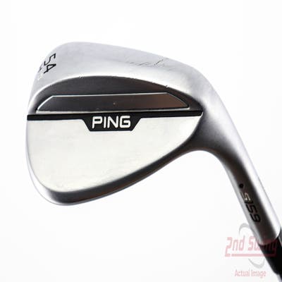 Ping s159 Chrome Wedge Sand SW 54° 10 Deg Bounce H Grind Ping Z-Z115 Steel Wedge Flex Right Handed Black Dot 35.5in