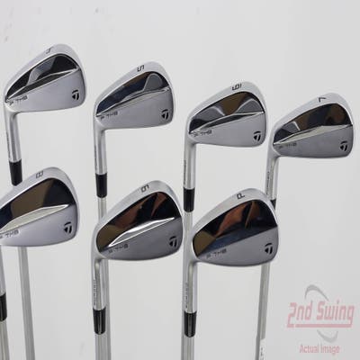 TaylorMade P7MB Iron Set 4-PW FST KBS Tour C-Taper Lite 110 Steel Stiff Left Handed 38.5in