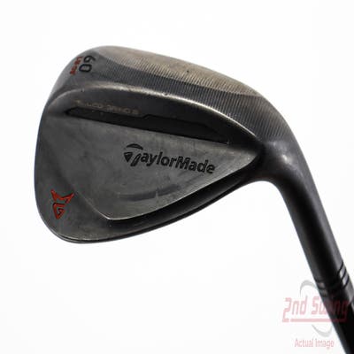 TaylorMade Milled Grind 2 Black Wedge Lob LW 60° 8 Deg Bounce LB True Temper Dynamic Gold S200 Steel Stiff Right Handed 34.75in