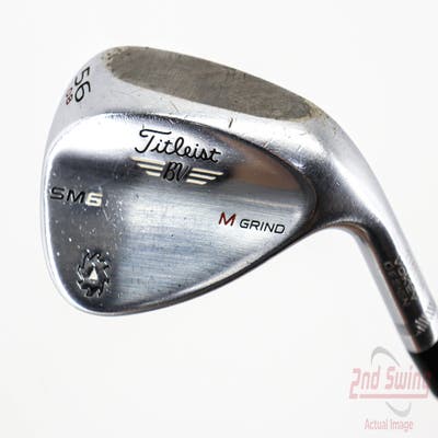 Titleist Vokey SM6 Tour Chrome Wedge Sand SW 56° 8 Deg Bounce M Grind SM6 BV Steel Wedge Flex Right Handed 35.25in