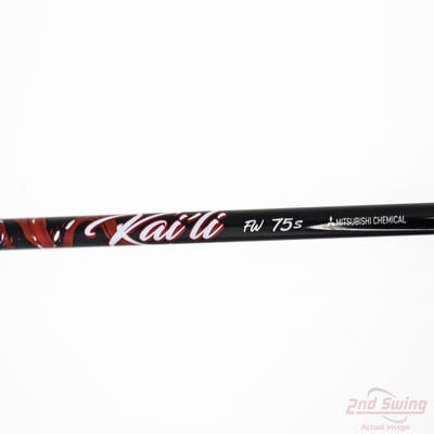 Used W/ TaylorMade RH Adapter Mitsubishi Rayon Kai'li Red 75g Fairway Shaft Stiff 42.5in